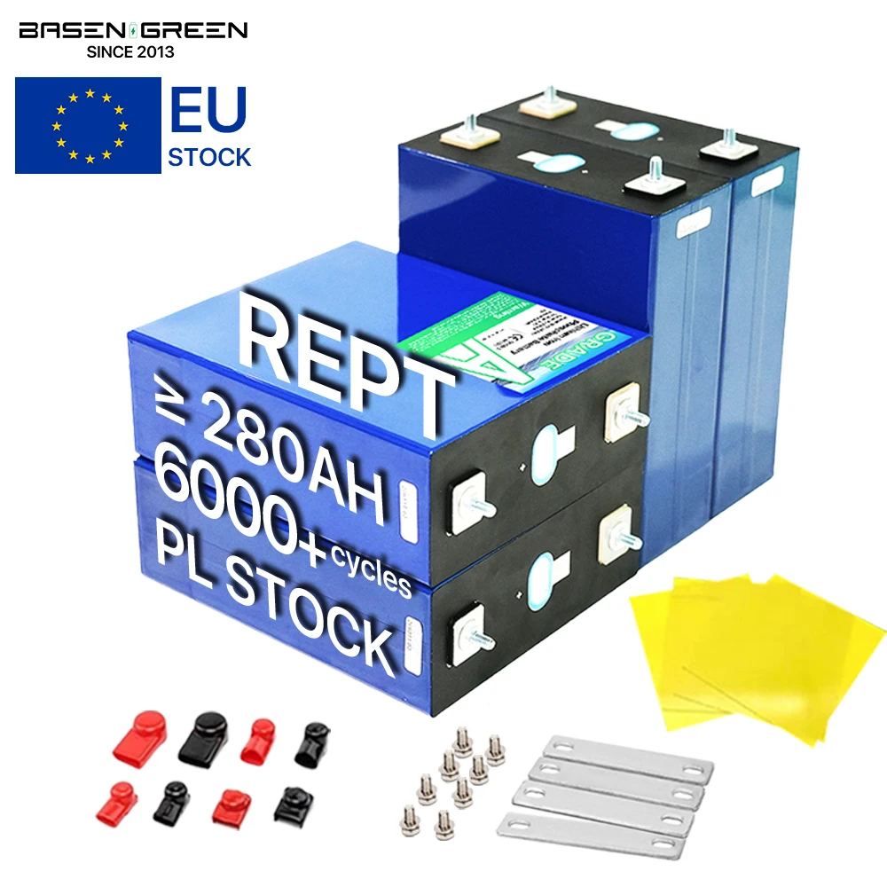 3.2V ev cells 50ah150ah 134ah 180ah 280ah 302ah 310ah Prismatic REPT 230Ah 12v 24v 48v LiFePo4 Battery Cell for Solar Energy