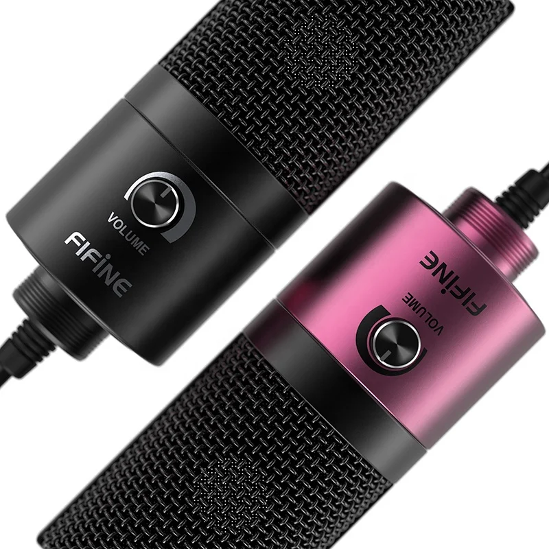 Fifine K669B микрофон металлический диктофон USB конденсаторный