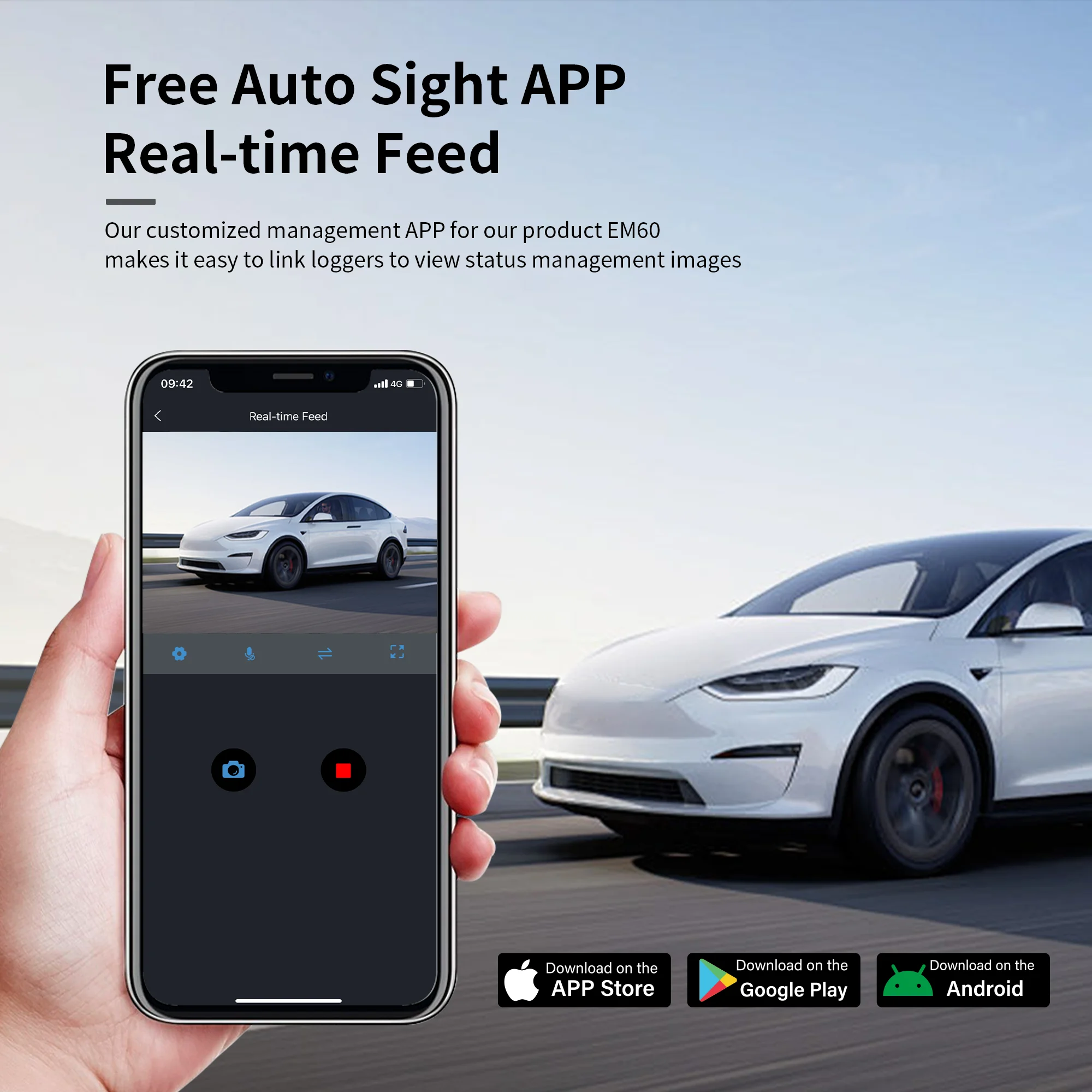 AutoSight Wholesale Dash Cam 1080p Car Recorder 1080P High Resolution WDR Multi-Function Car DVR 2.4G WIFI with Parking Mode