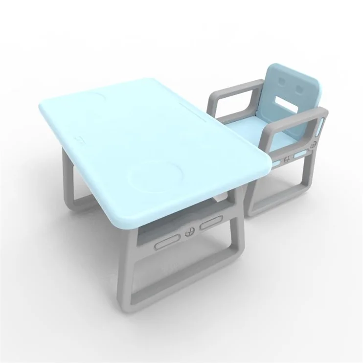 Children table and chairs kids study table and chair plastic table set for kids