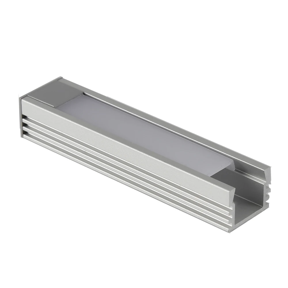Silver/white/black anodized led strip aluminum profile for LED Strip Lights