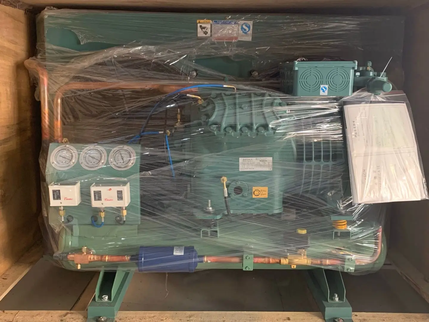 10HP хорошего качества холодильными компрессорно-конденсаторный компрессор с воздушным охлаждением агрегат