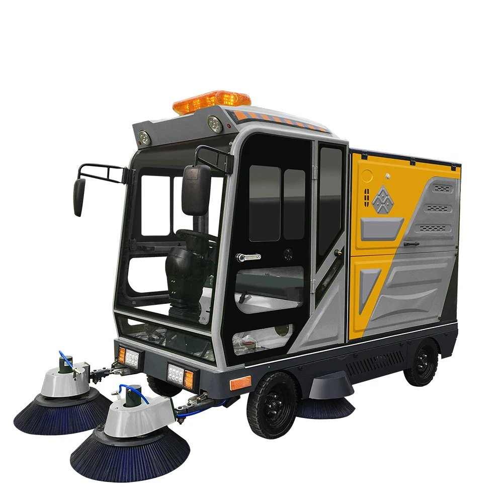 Street Cleaning Machine Industrial Park Road Cleaning Sweeper Ride On Floor Sweeper Broom