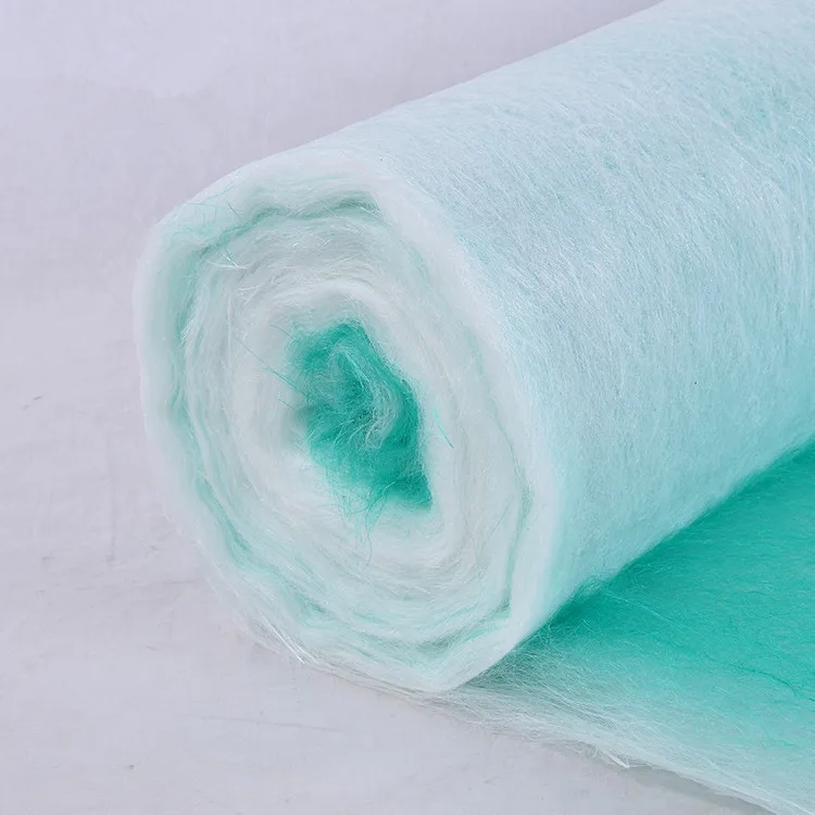 Paint workshop floor filter media roll spray booth fiberglass filter felt floor filter