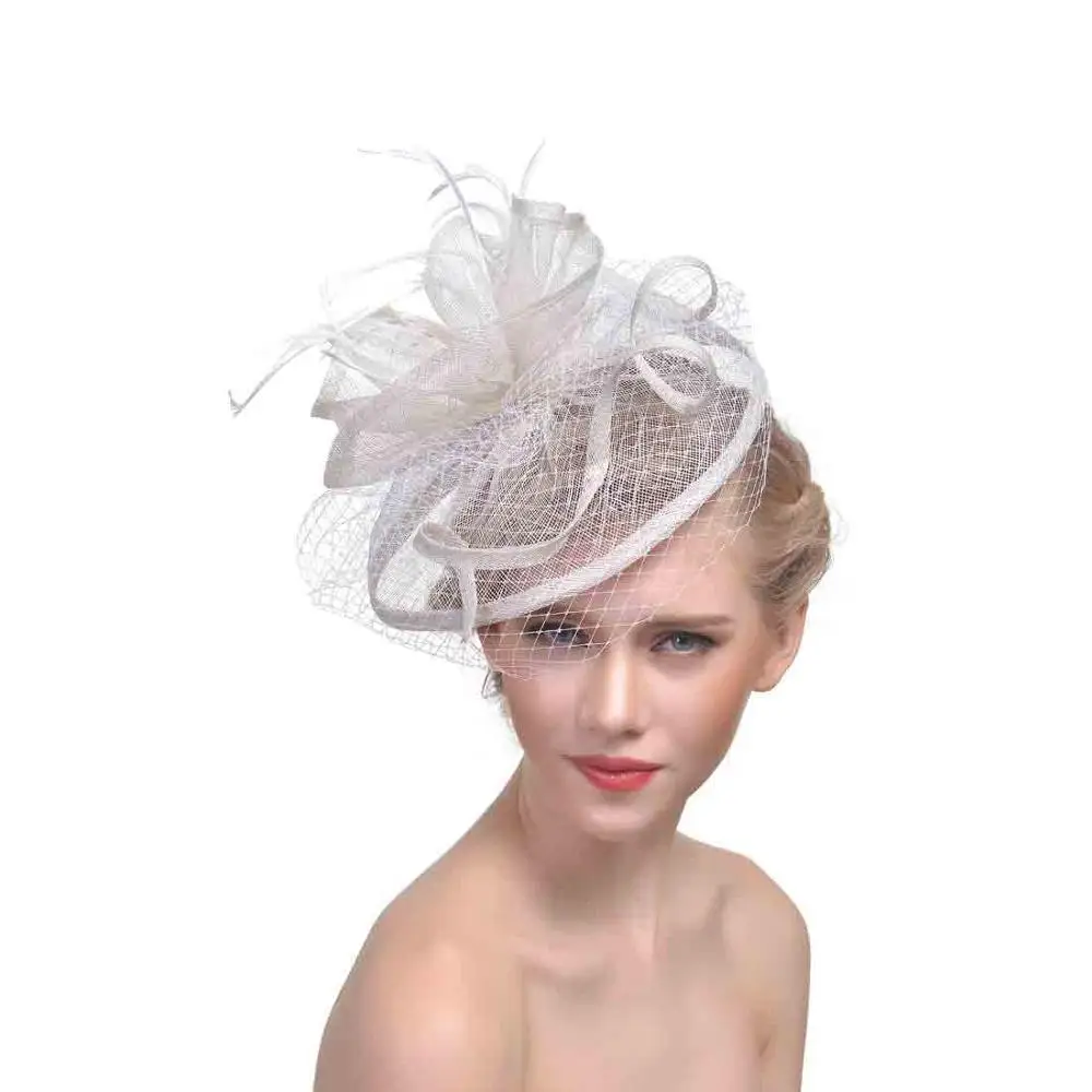 2020 Kentucky Derby hats Ladies Church Party Tea Party Wedding for women Fascinator Sinamay Fascinator Hat
