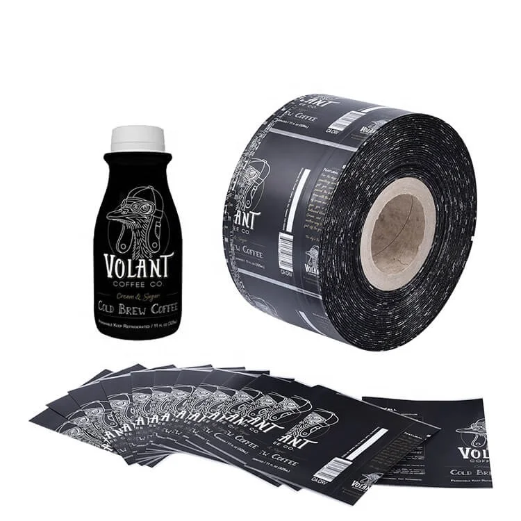 Custom PVC Heat Shrink Sleeves for Pet Bottle Packaging, Beverage Water Bottle Shrink Warp Label Sleeves