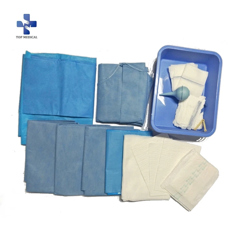 
Best Selling Sterile Disposable Obstetrics kit C-section Surgical Pack 