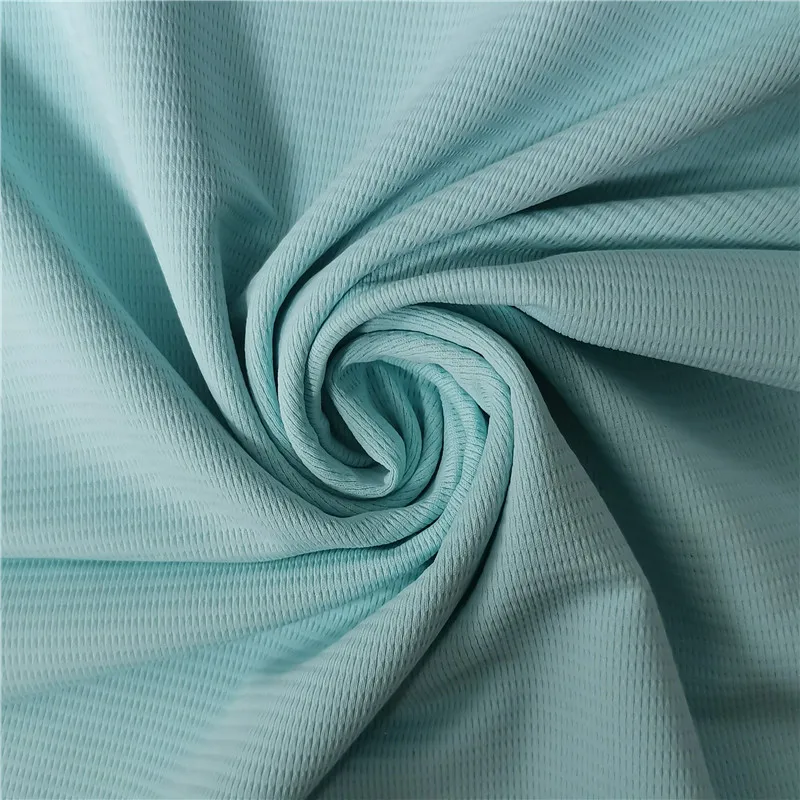 New spandex  fabric 88%Polyester 12%Spandex light extinction dry fit elastic stripe jersey fabric