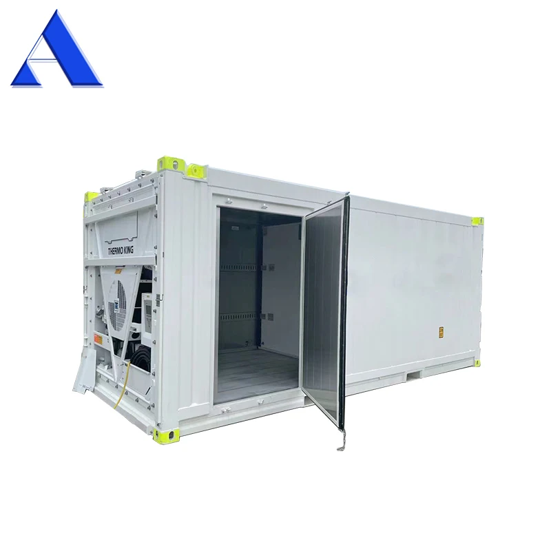 DNV 2.7-1 Standard 20ft Offshore Reefer Container 20 Foot Dual Temperature Freezer and Chiller with 2 Rooms