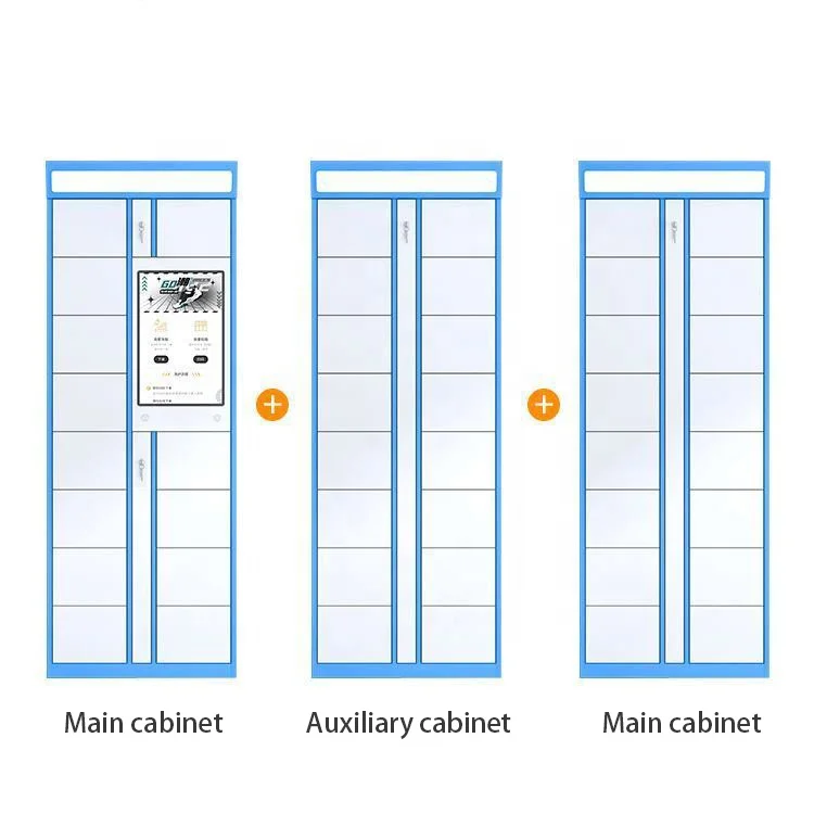Non-contact washing laundry automatic locker easy to use large partition inner diameter waterproof metal steel cabinet