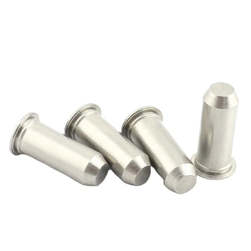 TPS TP4 Stainless Steel Flush Head Locating Pilot Pin Self Clinching Pressure Riveting Positioning Pin