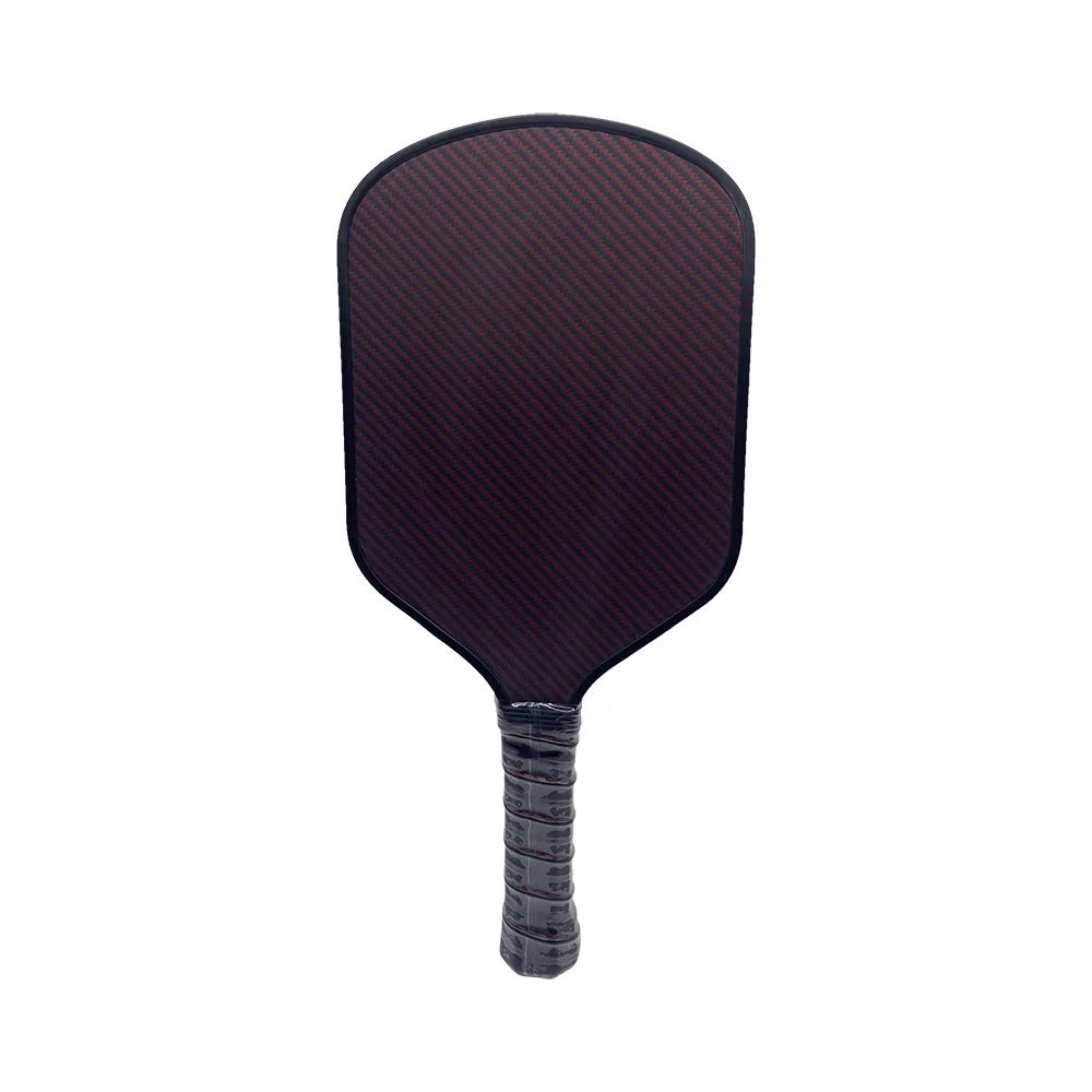 pickleball paddle custom red kvl carbon fiber pickleball paddle thermoformed kevlar hybrid pickleball paddle