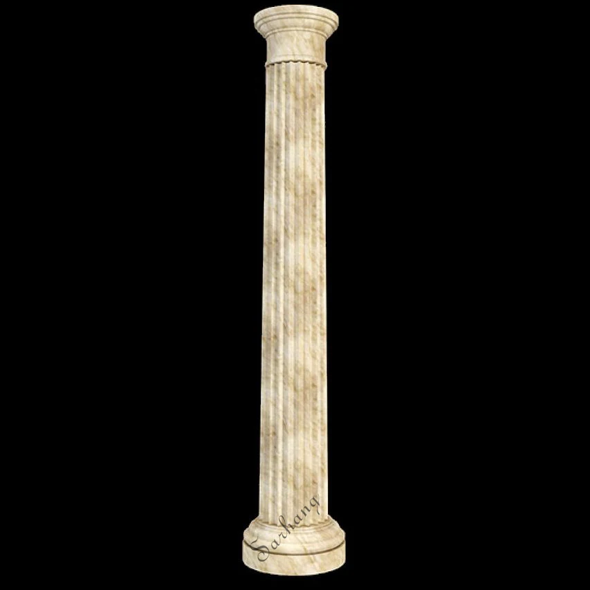 The best home decoration square marble roman column for sale