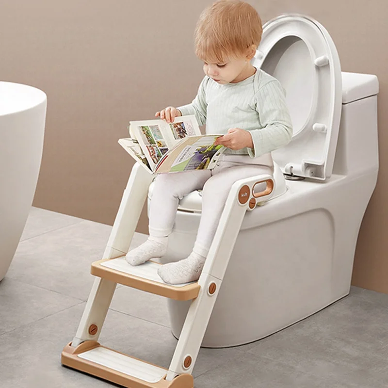 Kids Small package Cushion Children Baby Potty Training Toilet Chair Seat Ladder With Step Stool Ladder Toilet For Kids