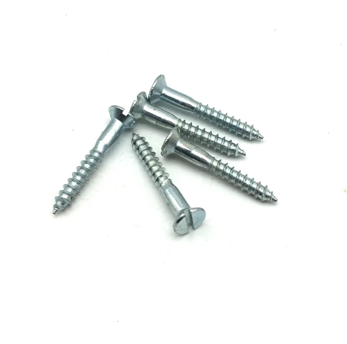  Customized Countersunk Self Tapping Screw Slotted Raised Head Wood