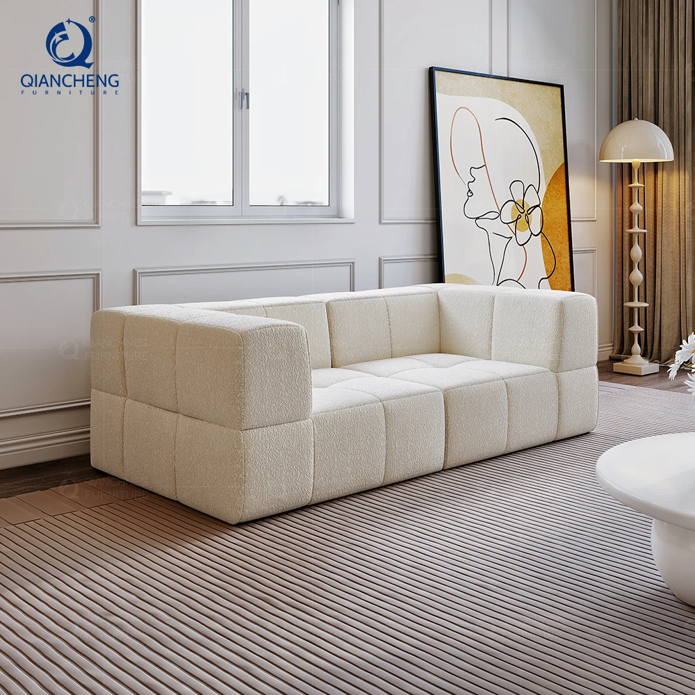 customize compressed-sofa couch set living room furniture in china white fabric vacuum high density foam compression packed sofa