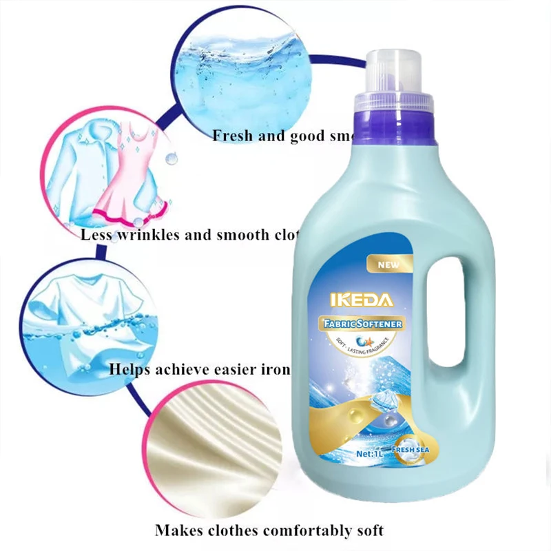 IKEDA comfort concentrated fabric softener msds oud hygien industrial ester quaternary ammonium salt fabric softener