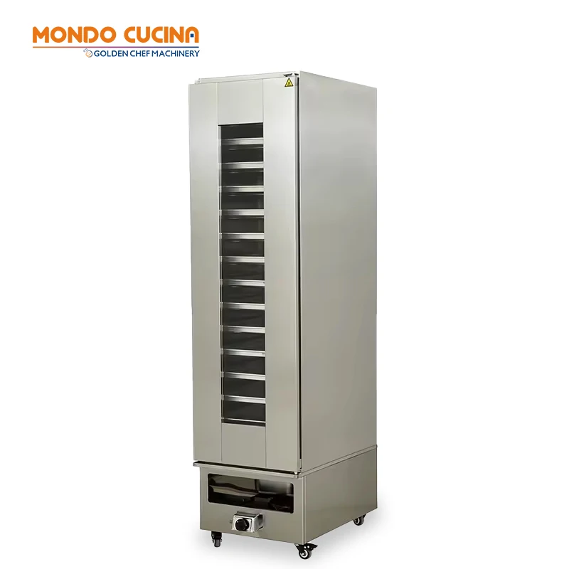 15 trays single door fermentation dough proofer fermenting equipment  gas bakery proofer