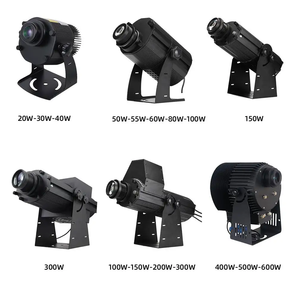 Waterproof IP65 Custom Logo Rotating Gobo Projector Light Outdoor Ripple water Advertising Lights