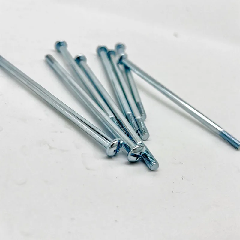 Truss Head Nickel Plated Long Screws For Door Locks Stainless Steel OEM Flat Machine Thread Black Screw DIN Bolts And Nuts Black
