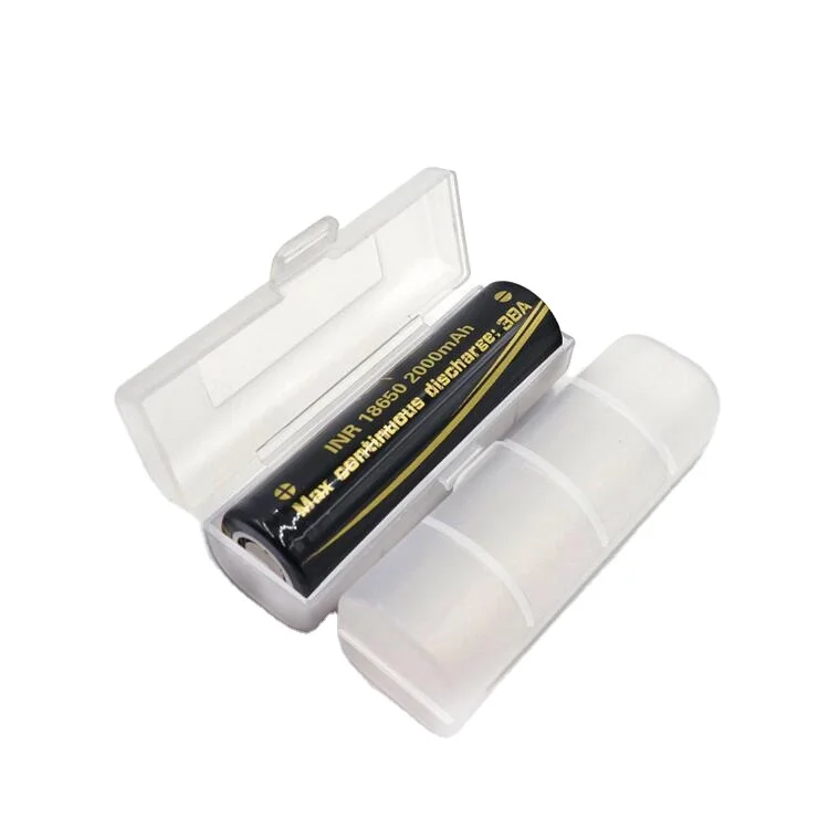 Factory Price Vapcell Battery Case Single Slot Plastic Case For 18650 Battery Storage