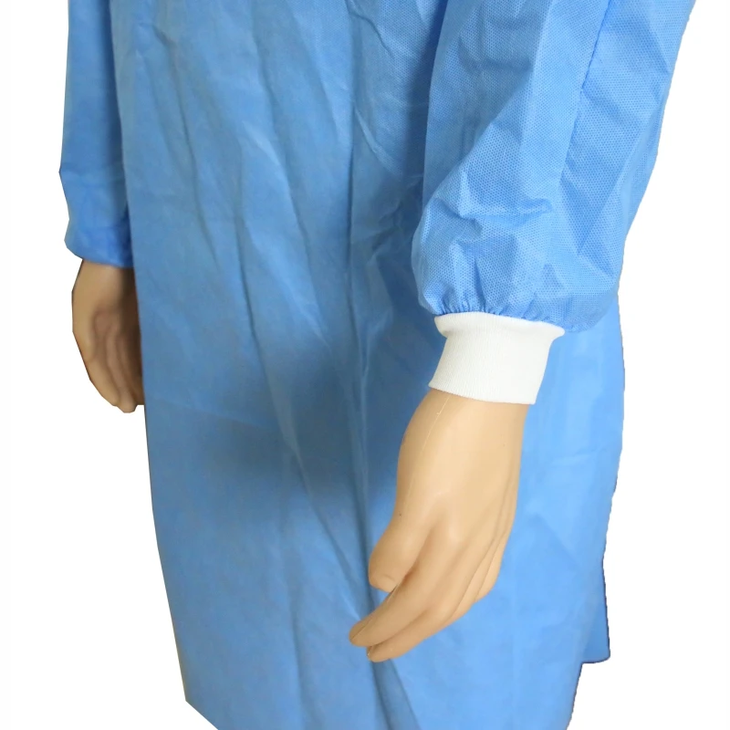 Wholesale medical sms cpe pe ppe pp isolation gown level 3 level 4 isolation gown ce iso approved cheap price