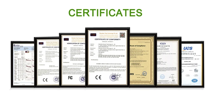 GENATA Bt60w High Power Support 6KV 5 Ports Lightning Indoor PoE Switch GNT-P9105ES For IP Camera Video System