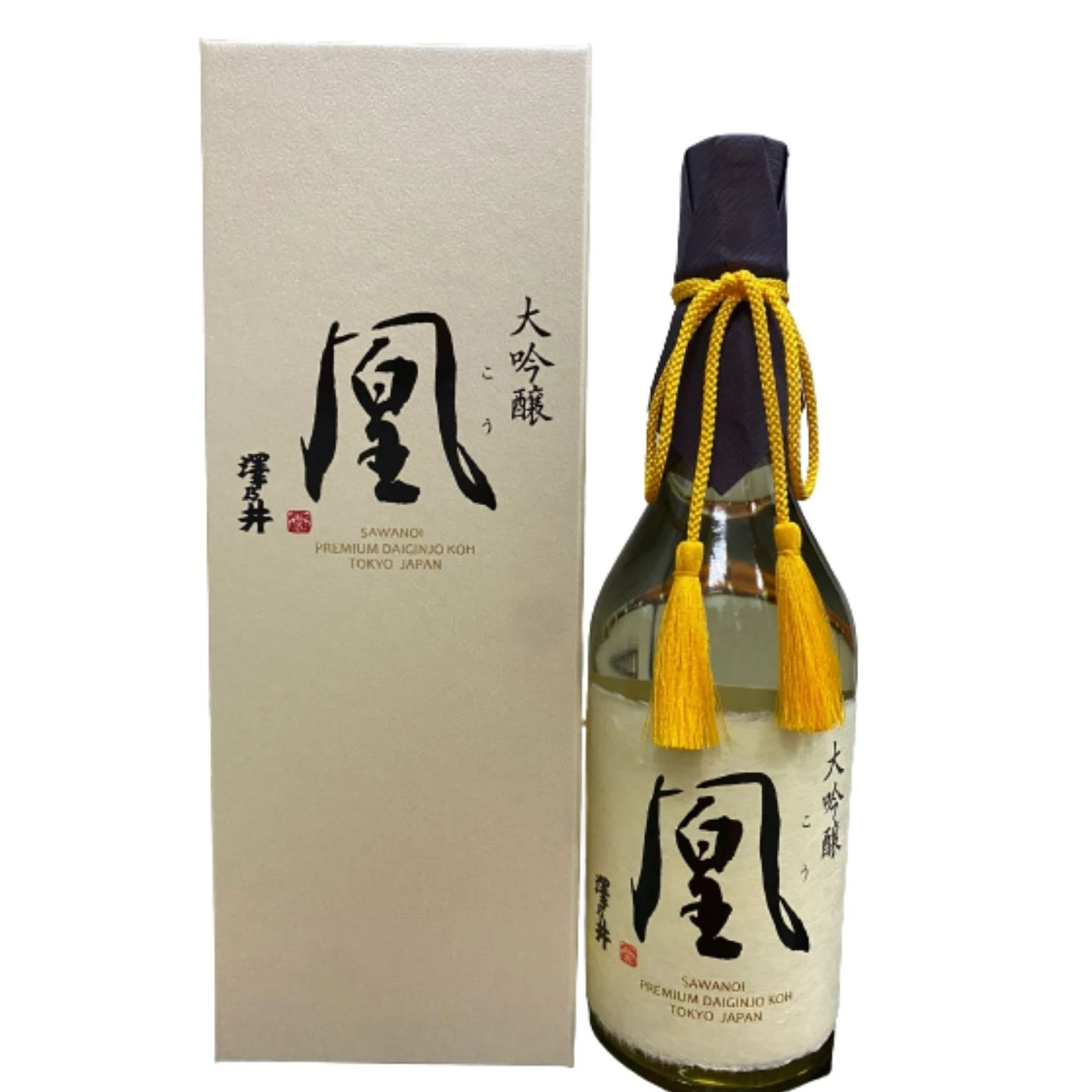 Gift Wrapping Packaging For Festival Season Gifting Premium Daiginjo KOH Traditional Fermented Sake Rice Wine from Japan