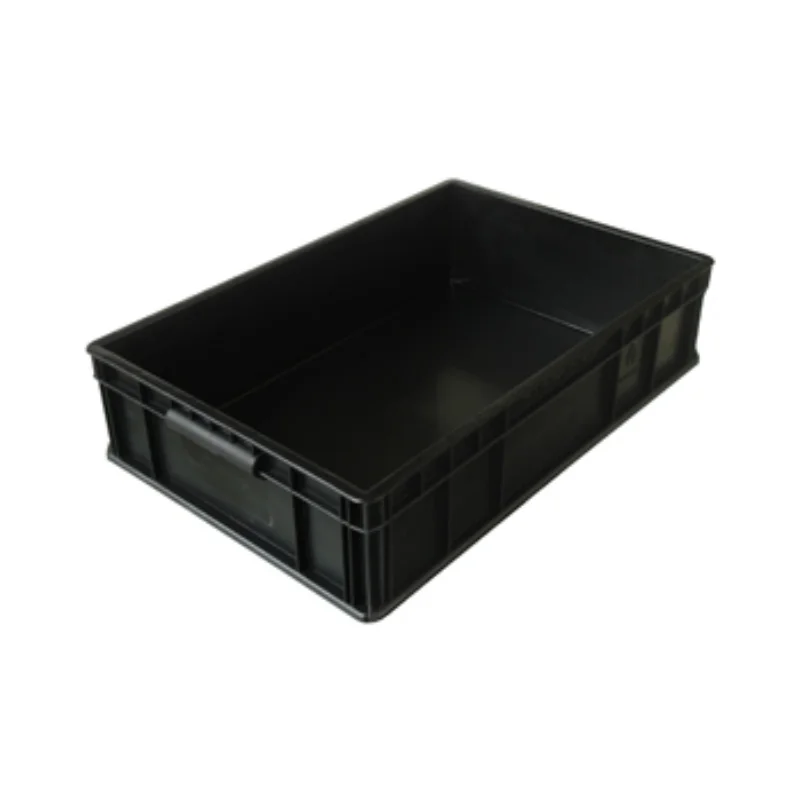 Industrial Black Industrial Injection Plastic Box Static Control Container