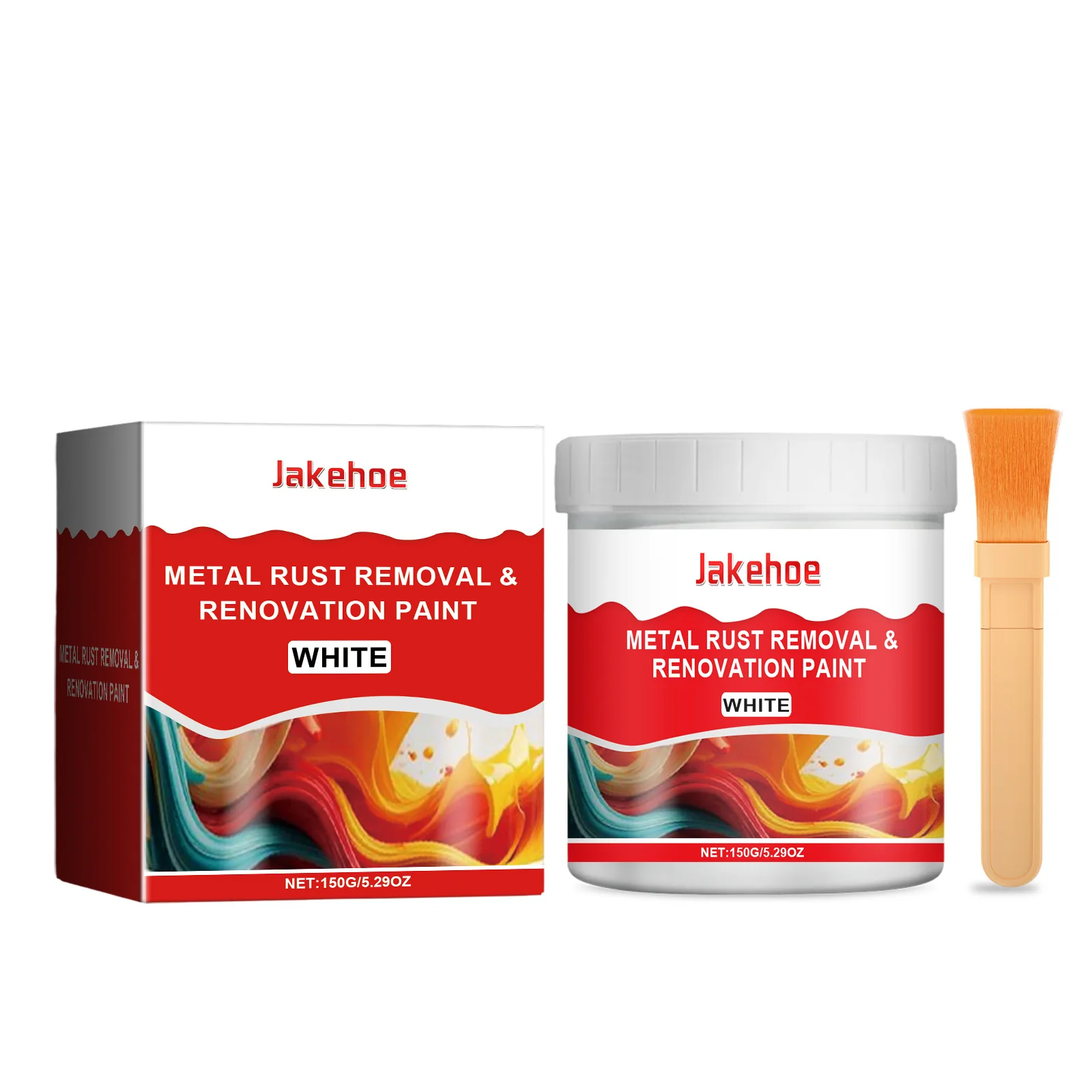 Wholesale JAKEHOE Metal Primer Refurbished Waterproof Rust proof Multi color Waterborne Metal Rust Removal Refurbished Paint