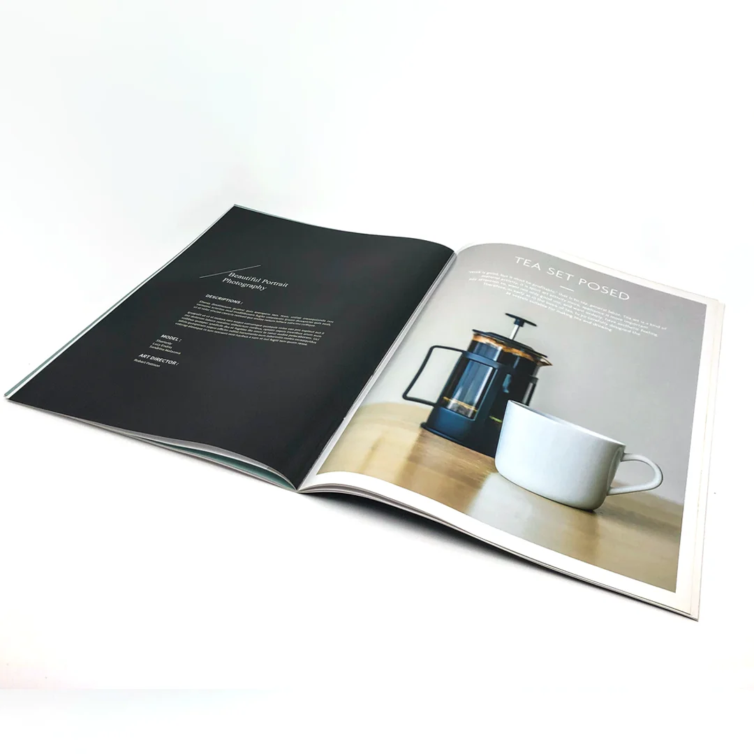 High Quality Fancy Oem Softcover Magazine Booklet Service Custom Book Printing