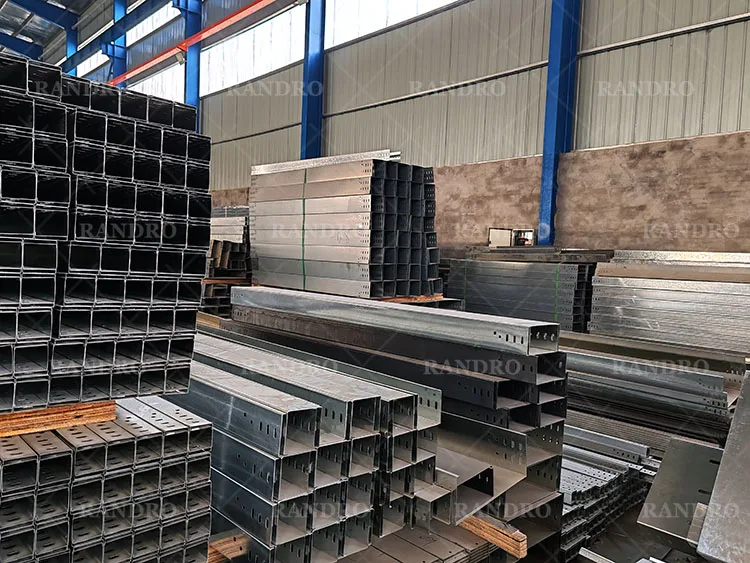 RANDRO Automatic Ventilated Cable Tray Steel Trunking Roll Forming Making Machine