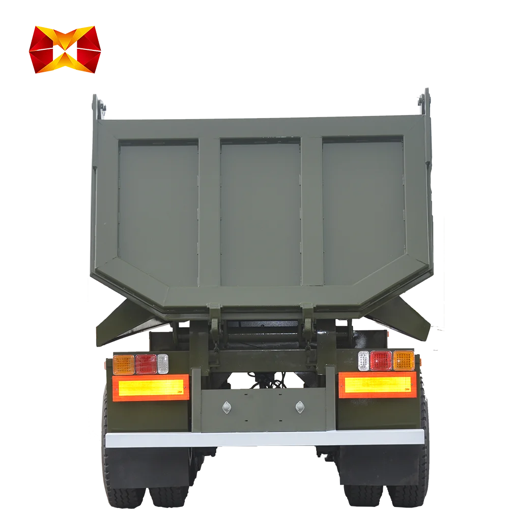 60 Ton rear tipper bulk dump Agricultural barley Hydraulic rollover atv side farm tractor trailer buggy utility tandem for sale