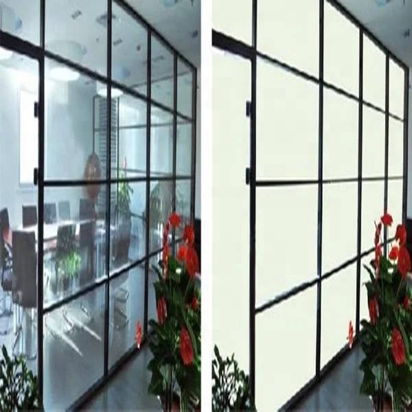 Gaoming self adhesive switchable smart film / electrochromic film / PDLC  film for glass wall window door screen vehicle