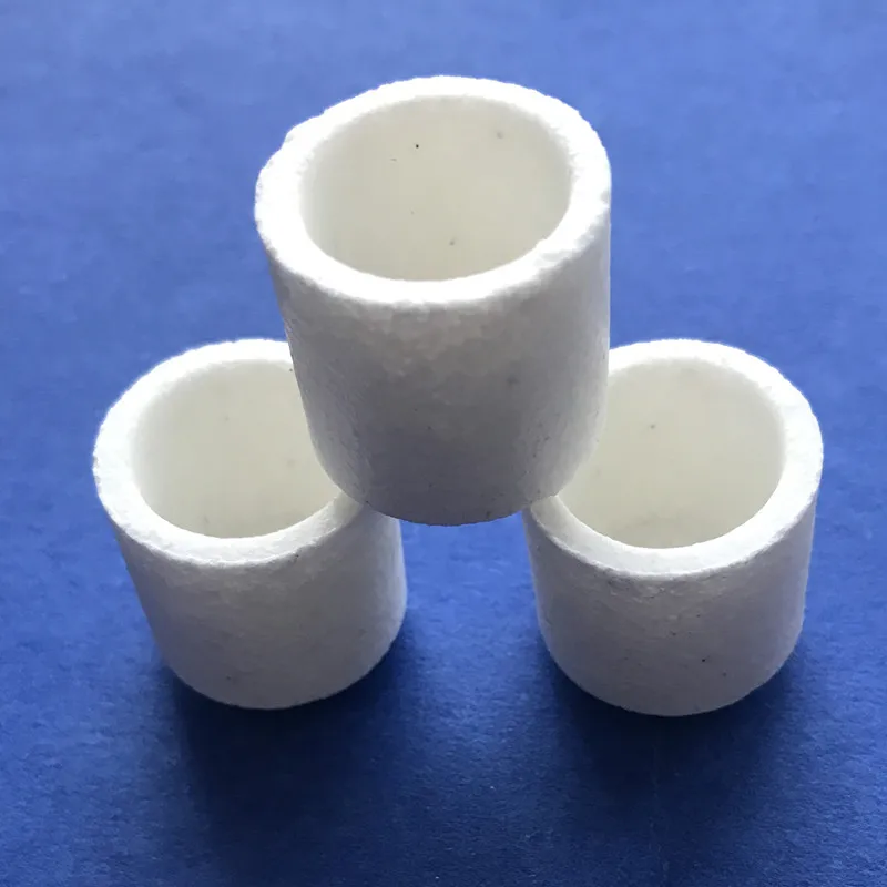 Small Refractory Mgo Magnesium Oxide Ceramic Crucible For Lab Analysis