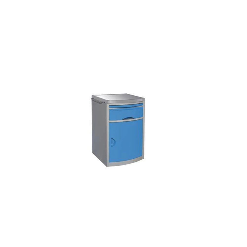 YH-C04 Hospital Bedside Cabinet And Lockers Abs Bedside Cabinet Mobile Hospital Beside Cabinet