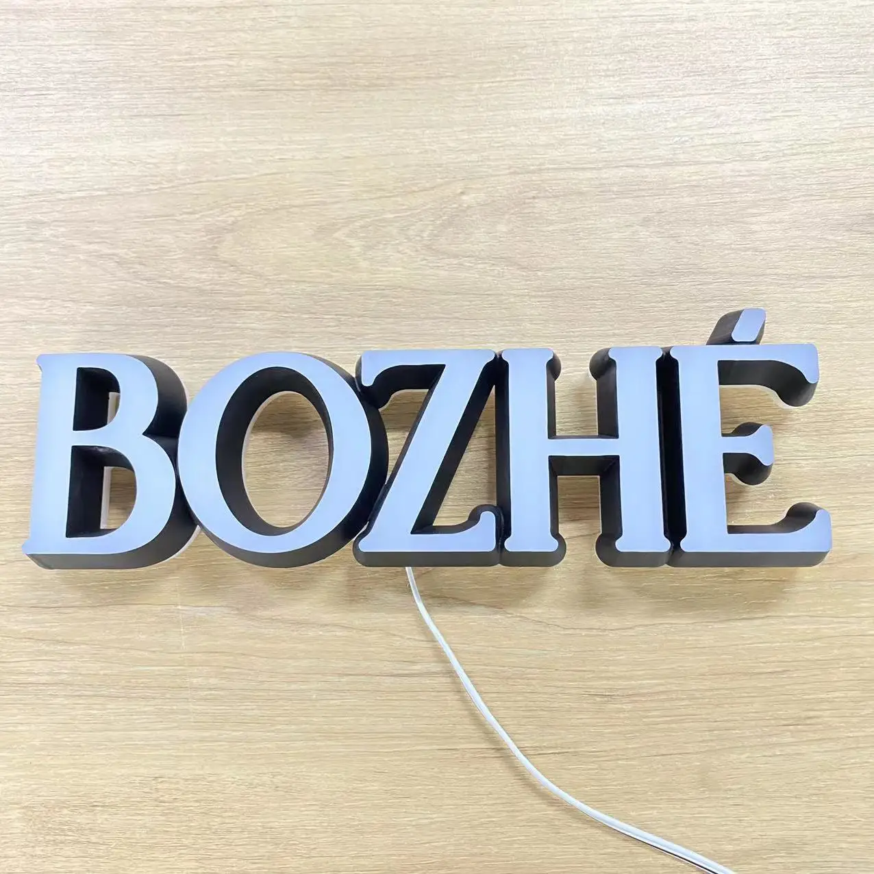 Logo High Quality Frontlit Vs Backlit Kindle Lit Lighting  Front Light Store Sign