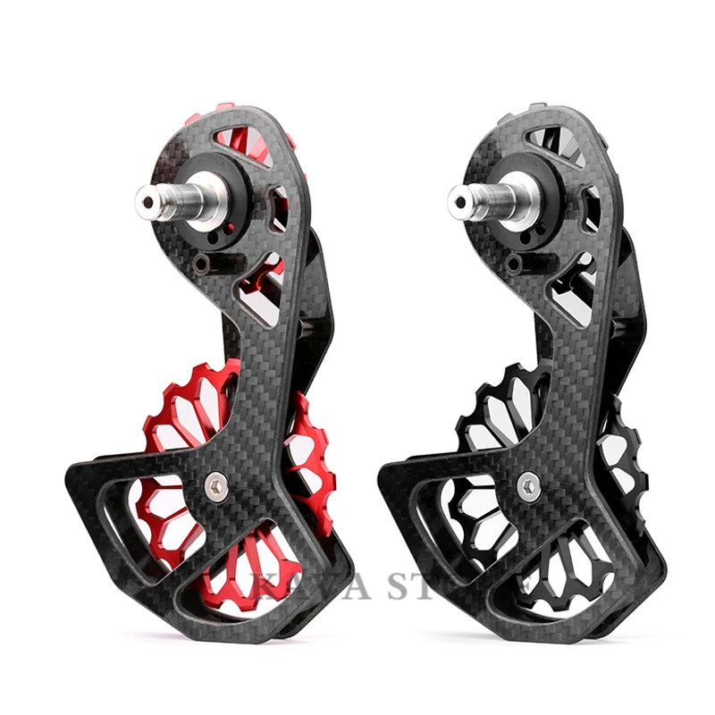 WUZEI шоссейный велосипед задний каток для Shimano R5800 R6800 R7000 R8000 R9000 из углеродного волокна 17т керамический шкив