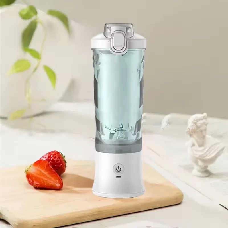Powder Blender Machine Portable Usb Blender 600ml Protein Shaker Electric Rechargeable Waterproof Hand Blender With Drink Lid