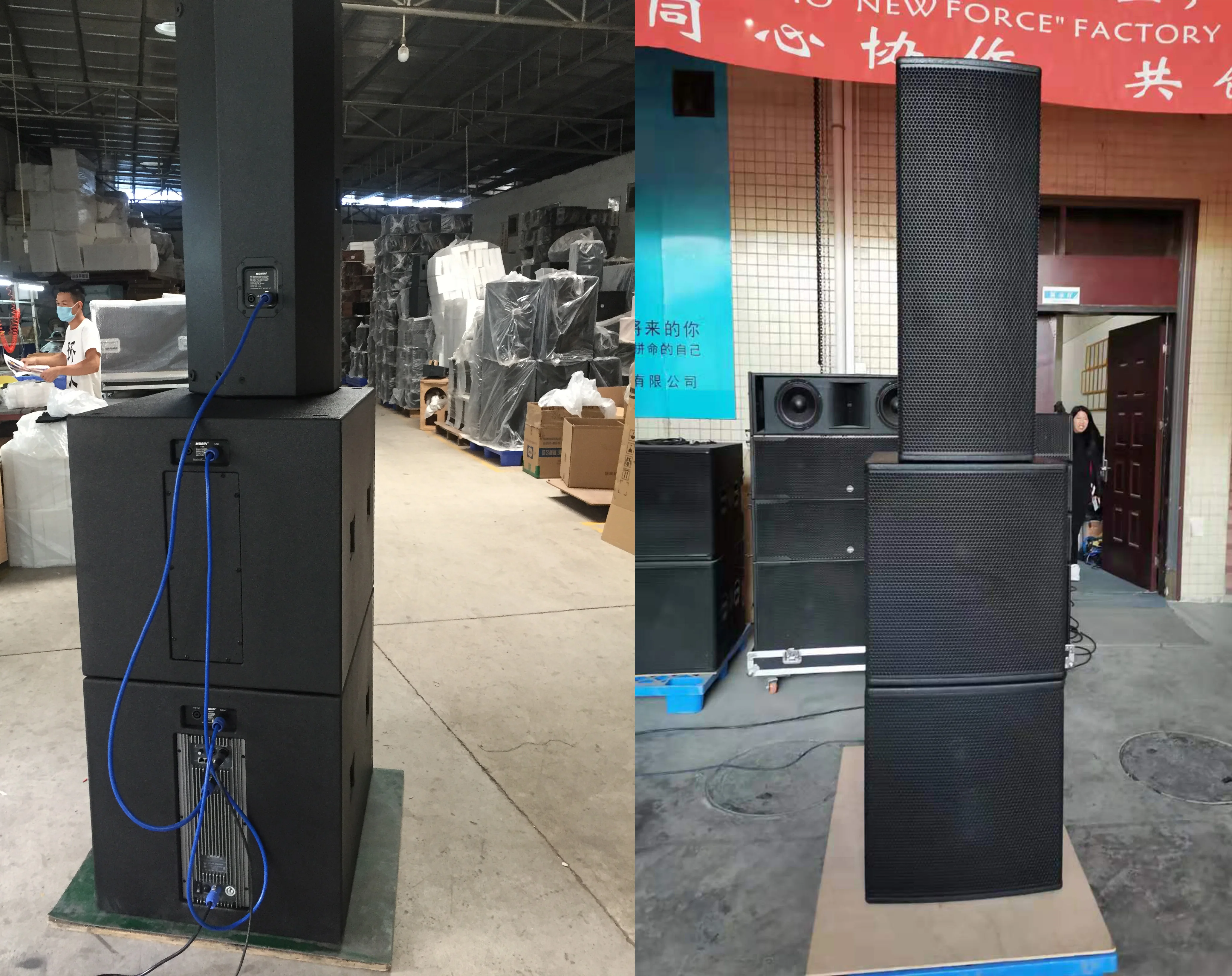 professional audio dj sound system 2000 watts 18 inch active subwoofer