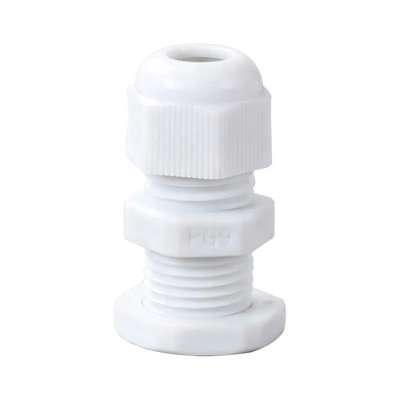 plastic type nylon cable gland PG9 type longer thread