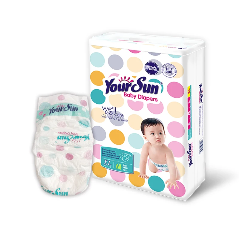 New baby products top selling free sample cloth like flim disposable baby diapers