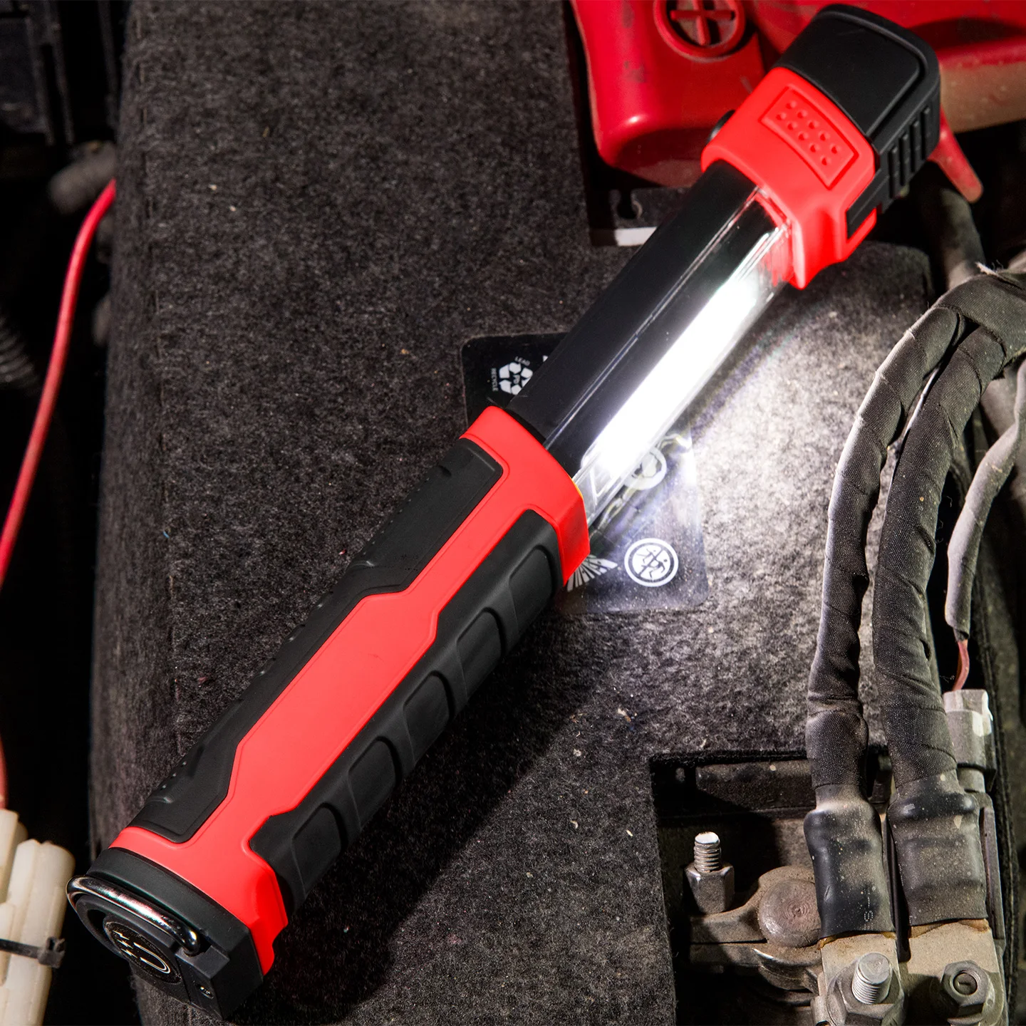 Portable Rechargeable LED Work Light Car Repair Extendable Inspection Light with Magnetic Base