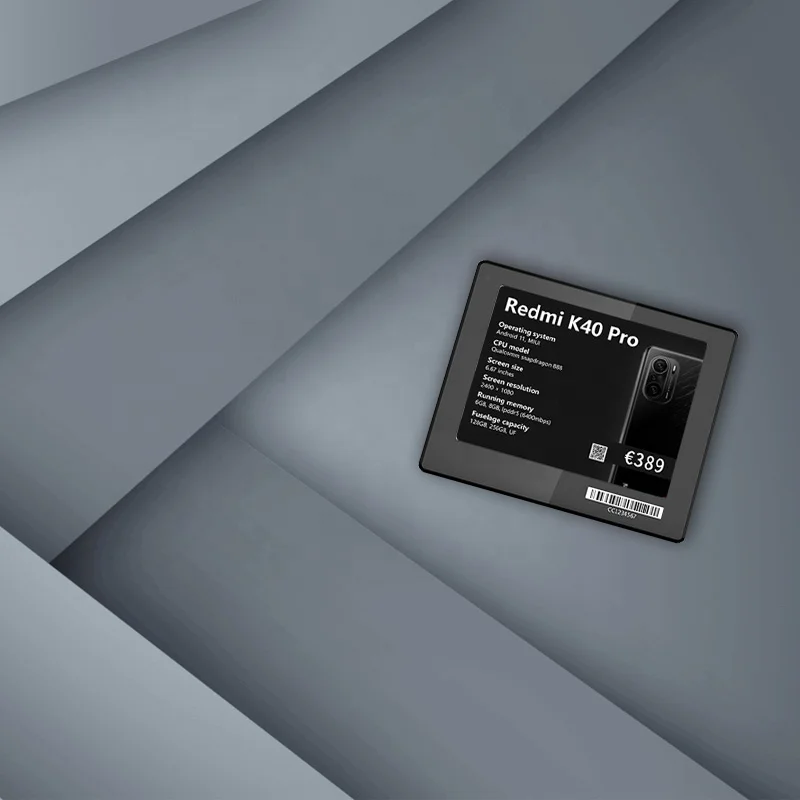 YalaTech Electronic Shelf Label Demo Kit Black and White version 2.4Ghz Gigbee Price Tag with NFC Function