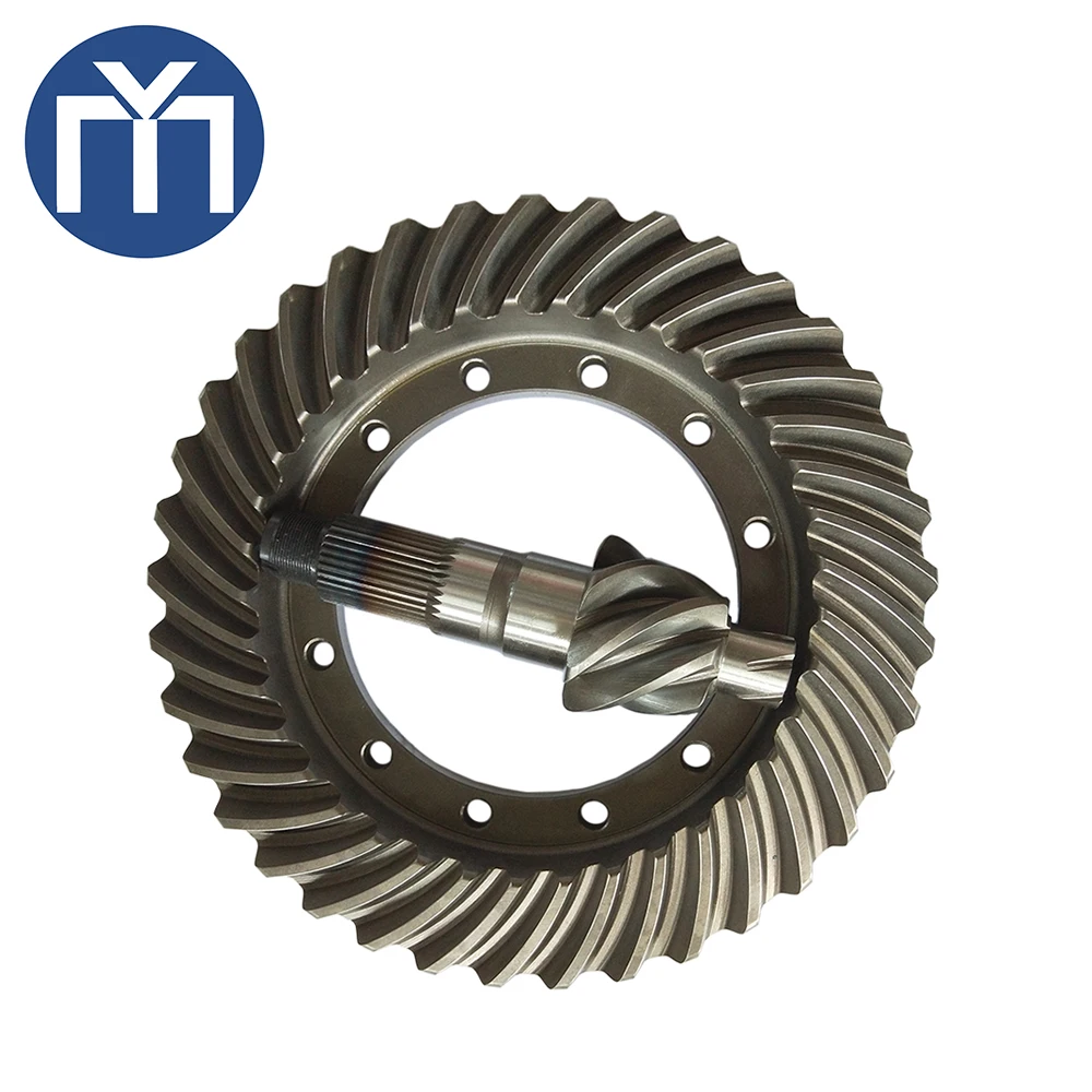 OEM bevel gear crown wheel pinion for mitsubishi