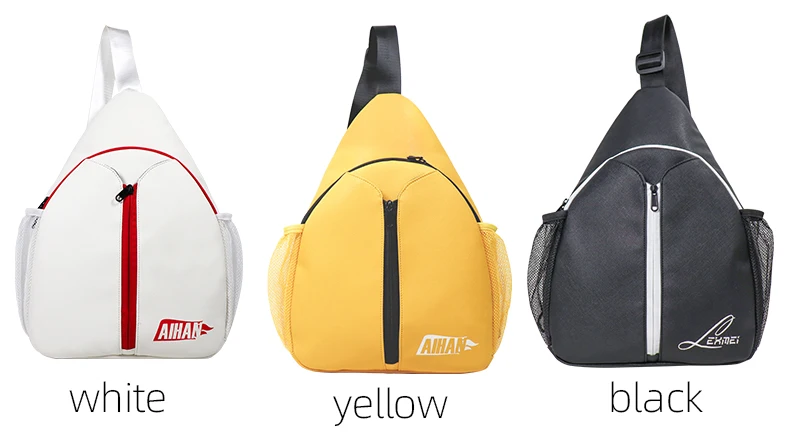 BSCI custom your logo Fashion Luxury PU Leather Racket Pickleball Sports Backpack  Padel Sling Bag