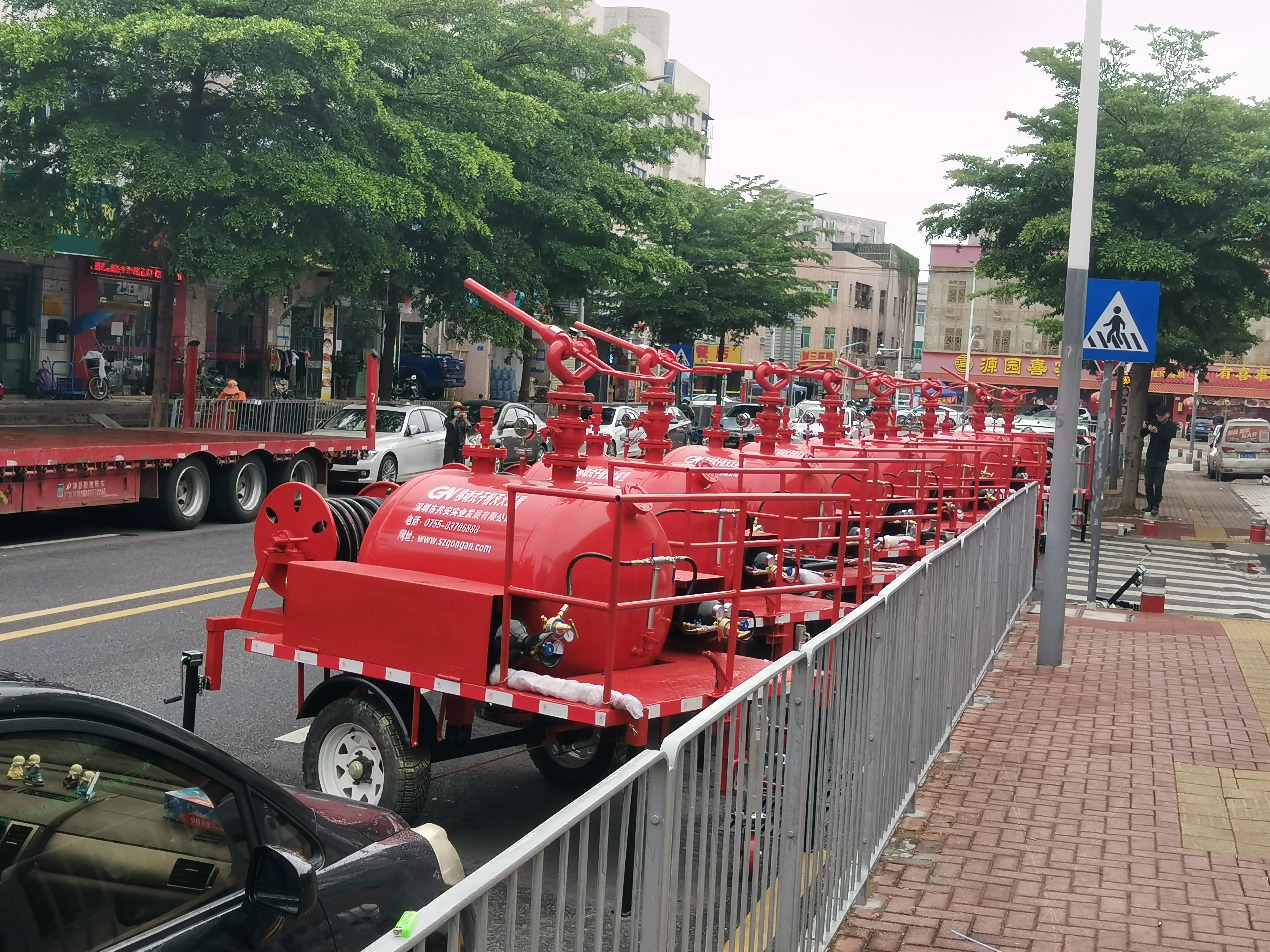 YGFZ 500-1000 40L 50L Mobile Dry Powder Fire Extinguishing Equipment Excellent Quality Fire Service Equipment