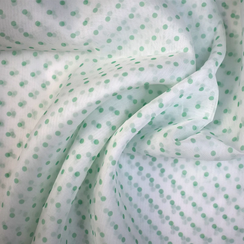 Womens White Polyester Fabric For Dress And Sportswear