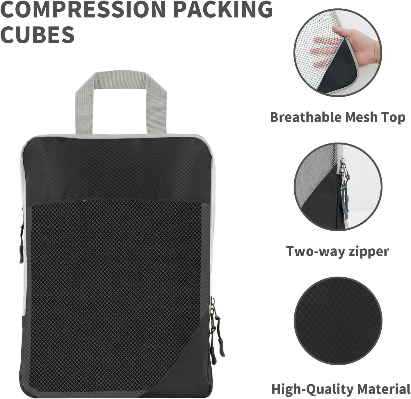 Wholesale Expandable Luggage Suitcase Organizer Bags Set 6 Set Travel Organizer Cubes Lightweight Packing Cube Set