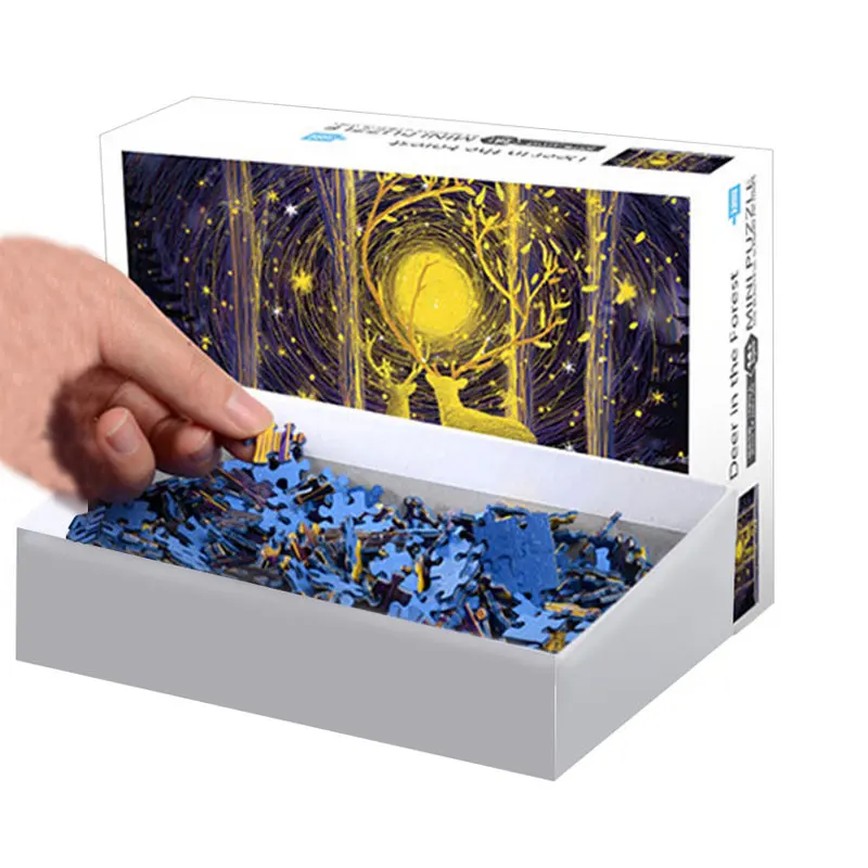 
Customized New Design Various Sizes of Pattern Jigsaw Puzzle Game for Family Entertainment 